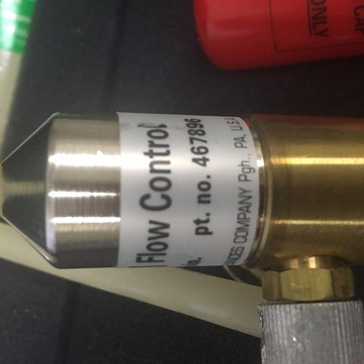 Used Calibration Check Gas with Flow Control regulator 467896