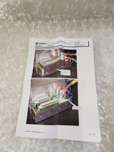 Used COHERENT MATRIX WATER COOLING PLATE KIT WITH HOSE , MATRIX 90 ADAPTER FOR LASER