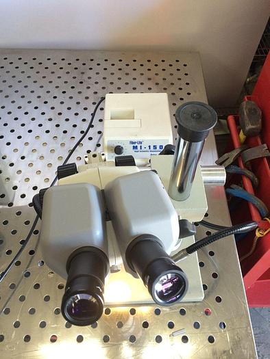 Used Nikon SMZ645 Microscope w/ Dolan Jenner "MI -150" Fiber Optic Illuminator & MORE