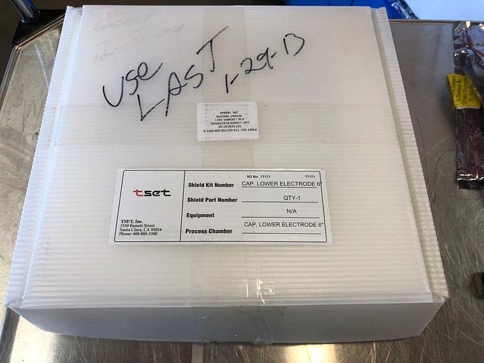 Used LAM 715-031752-207-0008 CAP, LOWER ELECTRODE 6''