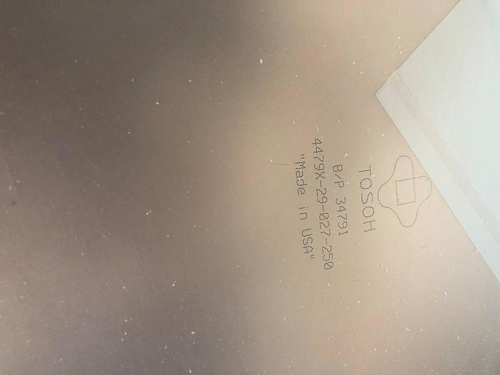 Used Zr Target 99.500% purity, dia 13.505''x.250''