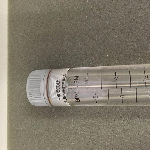 Used BLUE WHITE INC  F40500LN FLOW METER