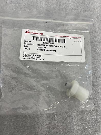 EDWARDS F25201006 NOZZLE 45DEG PVDF WEIR