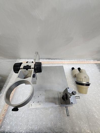 Used OLYMPUS TOKYO MICROSCOPE HEAD 341848 UNIT WITH MICRO CONTROLE MOUNT