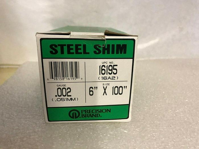 Used PRECISION BRAND STEEL SHIM 16195