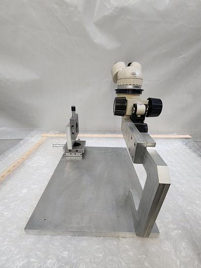 Used OLYMPUS TOKYO MICROSCOPE HEAD 341848 UNIT WITH MICRO CONTROLE MOUNT