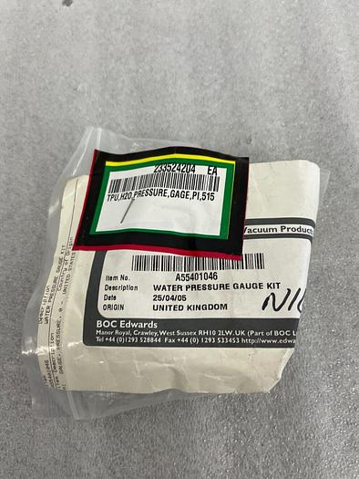 BOC EDWARDS A55401046 WATER PRESSURE GAUGE KIT