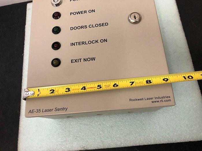 Used ROCKWELL LASER INDUSTRIES AE-35 LASER SENTRY ACCESS MONITORING DEVICE