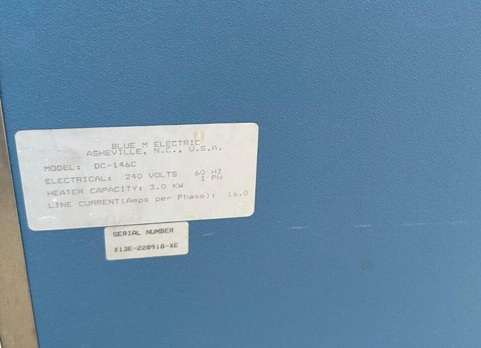 Used BLUE M OVEN DC-146C MECHANICAL CONVECTION OVEN