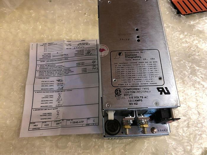 Used PIONEER MAGNETICS PM2500A-1