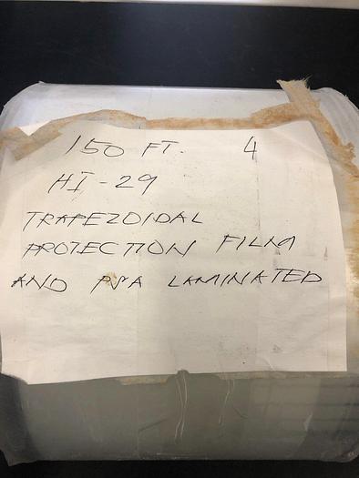 Used HI 29 TRAPEZOIDAL PROTECTION FILM AND PSA LAMINATED