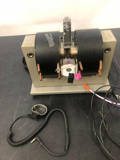 Used LAKE SHORE Electromagnets on stand with 2.5''thick x5.5'' dia  WITH 110 CURRENT