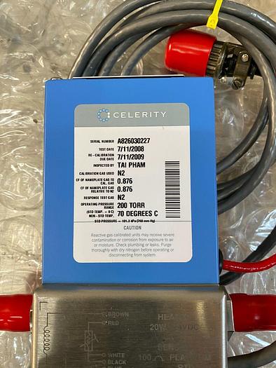 Used CELERITY VC-4900VRH-4V TN4900 VAPOR FLOW CONTROLLER
