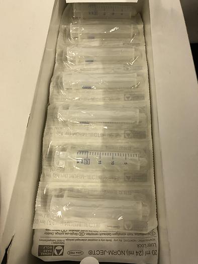 Used NORM JECT 20ml LUER LOCK