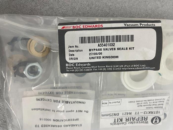 BOC EDWARDS A55401032 BYPASS VALVES SEALS KIT