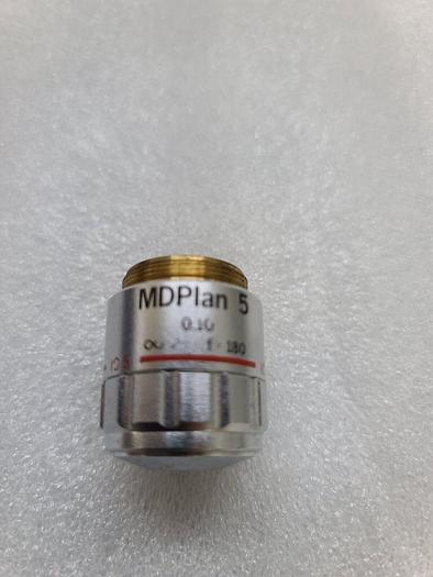 Used OLYMPUS MDPLAN 5 .10 F=180 OBJECTIVE