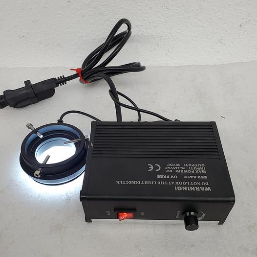 Used SCIENSCOPE IL-LED-R2E ADJUSTABLE RING LIGHT