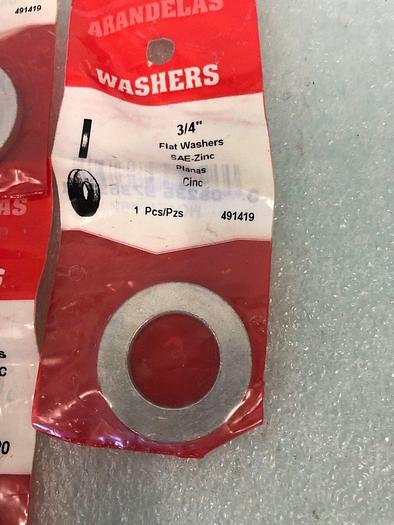 WASHERS 7-8 FLAT WASHERS SAE-ZINC