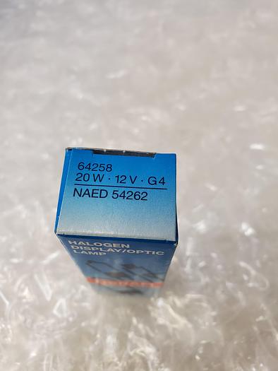 Used OSRAM 64258 HALOGEN DISPLAY, OPTIC LAMP