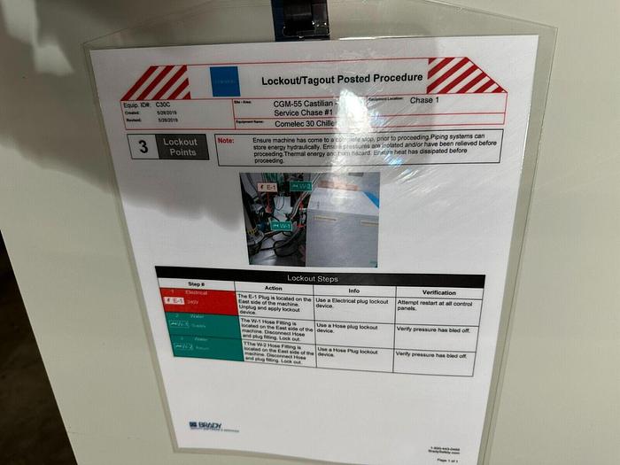 Used SMC THERMO CHILLER HRS012-AN-20