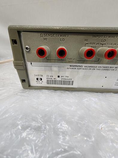 Used HEWLETT PACKARD 3457A MULTIMETER