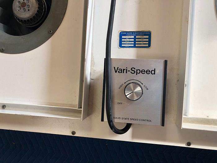 Used PURE AIRE CORP CFMD24100 WITH  ASTROCEL II CLEANROOM AIR FILTER 24A89A2T1H2