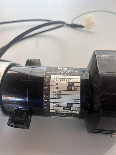 Used B&B MOTOR & CONTROL CORP 24A2BEPM MOTOR