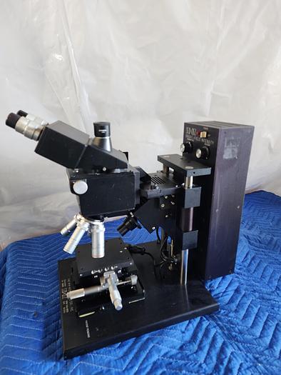 Used THE MM MICROSCOPE INC WM40 OBJECTIVES BAUCH AND LOMB 25X 0.31 NA, 50X 0 45 NA, 2.25X 0.04 NA, 8X