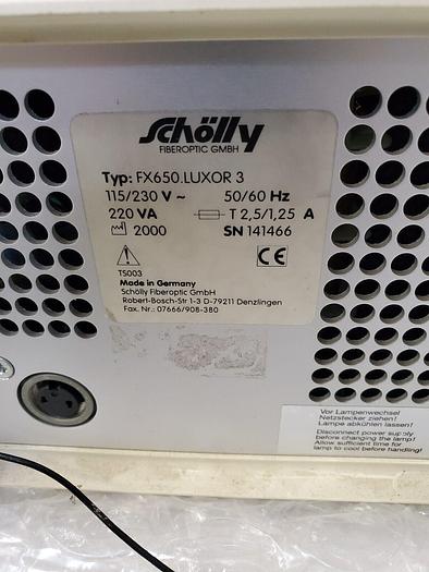 Used ABLESTIK LUXOR 3 FX650 CURLING FIBER OPTIC LIGHT SOURCE