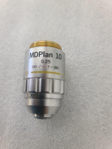 OLYMPUS IC10 MDPLAN10 0.25 ∞- F=180 OBJECTIVE