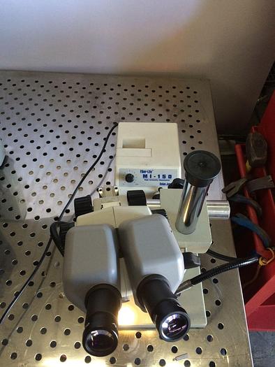 Used Nikon SMZ645 Microscope w/ Dolan Jenner "MI -150" Fiber Optic Illuminator & MORE