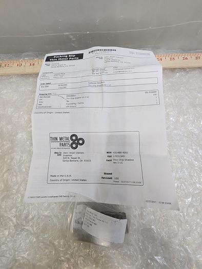 Used THIN CHIP SHADOW REV 1-LC