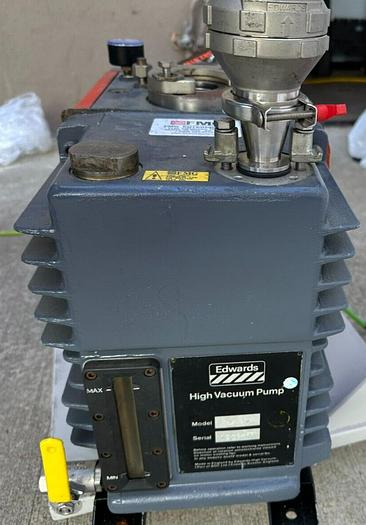 Used EDWARD HIGH VACUUM PUMP E2M40 , 40 TWO STAGE