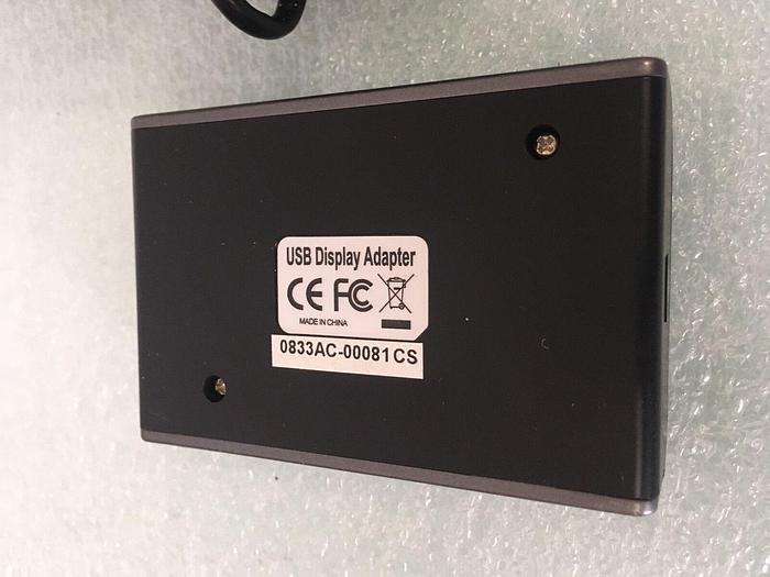 Used USB DISPLAY ADAPTER 0833AC-00081CS