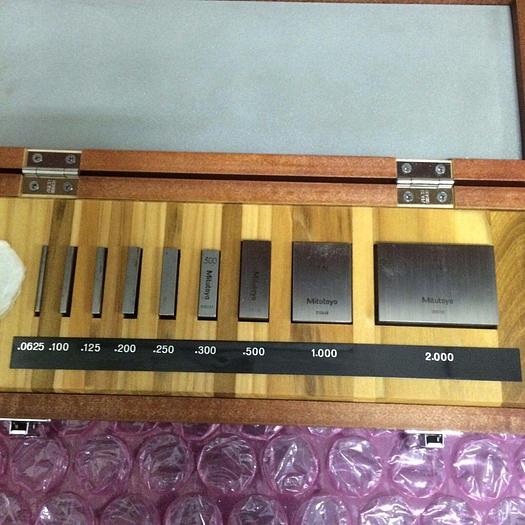 Used MITUTOYO 516930-22 Gauge Block Set 36pcs Grade 2