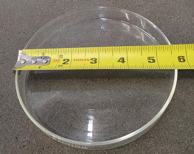 Used PYREX PETRI DISH BOTTOM ONLY