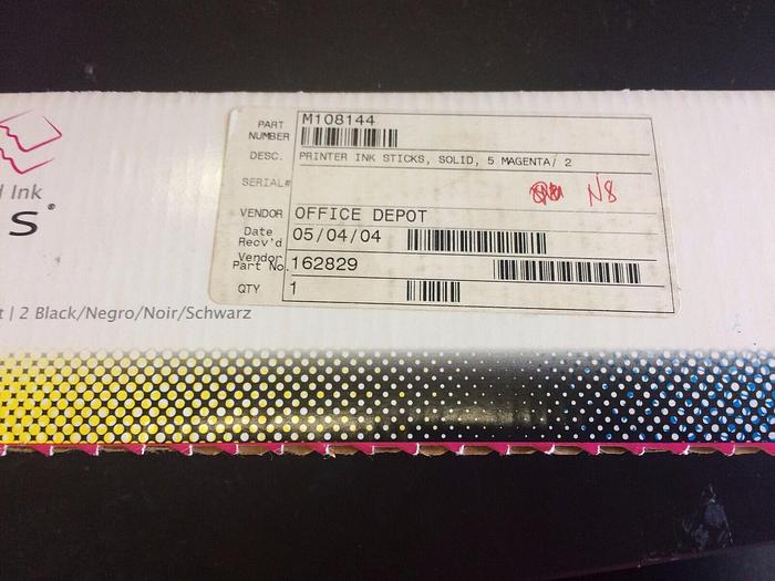 Used LOT OF 3 MEDIA SCIENCES INK MS850M5K2 SOLID INK