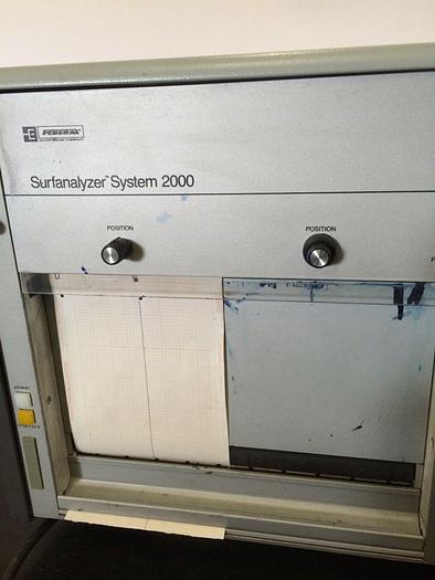 Used FEDERAL 896730-5728 Surfanalyzer System 2000, 21x13x13