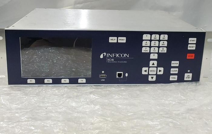 Used INFICON IC6-110100 Thin Film Deposition Controller