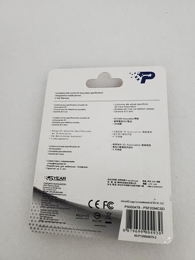 PATRIOT MICROSD 2 GB