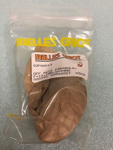Used MELLES GRIOT 02P0A013 OFF AXIS PARABOLA
