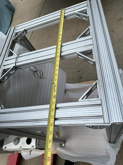 Used ALUMINUM STRUCTURAL FRAMING 26" W x 28" L x 44" H
