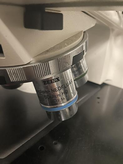 Used Carl Zeiss Axioskop EL- Einsatz 45 14 85 Laboratory Microscope