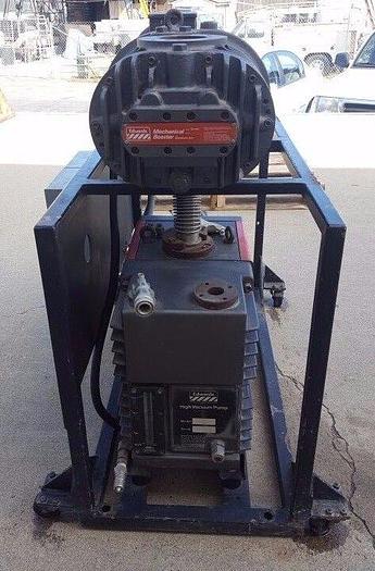 Used EDWARDS 40 TWO STAGE ROTARY VACUUM PUMP , GEC alpak motor 090SD