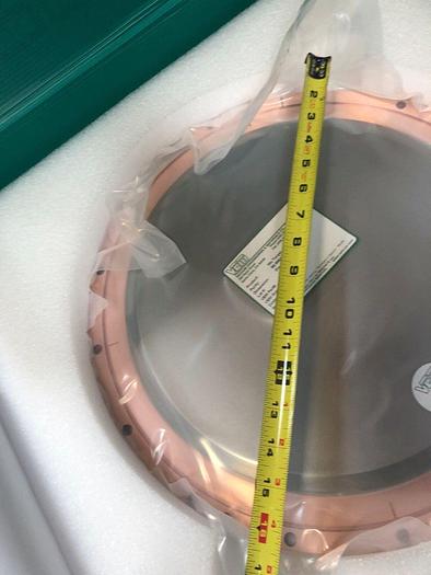 Used VEM Mo Target , 99.995% dia 13.505'' x .250''