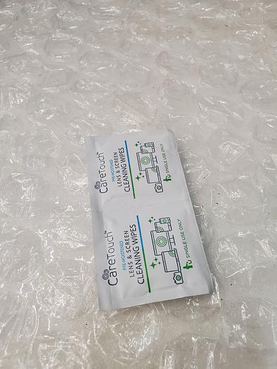 Used CARETOUCH 210 LENS & SCREEN CLEANING WIPES