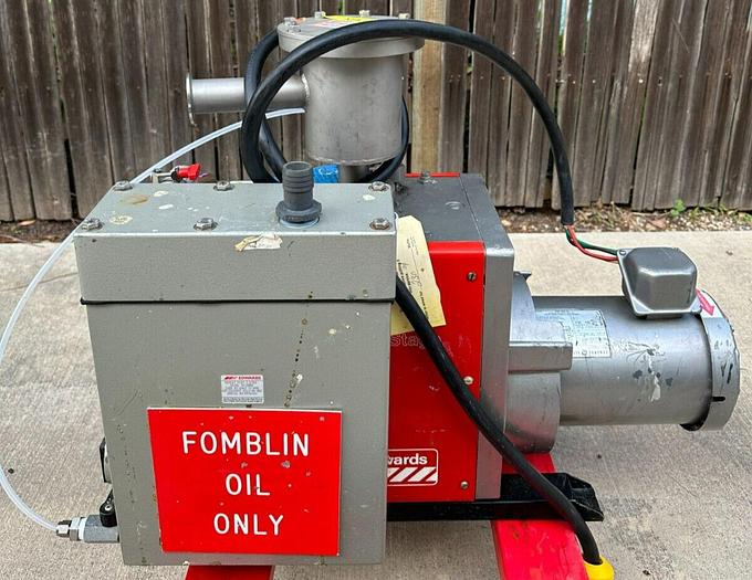 Used EDWARDS E2M40 HIGH VACUUM PUMP 40 TWO STAGE