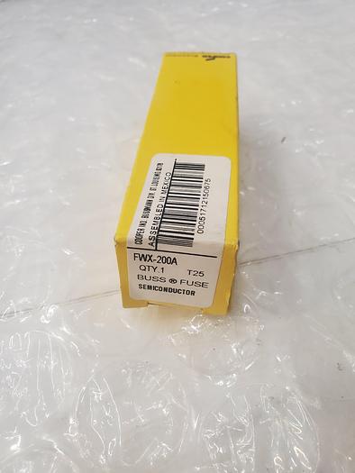 Used COOPER BUSSMAN FWX-200A BUSS FUSE
