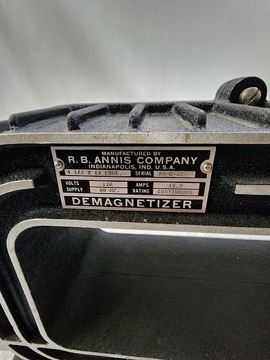 Used RB ANNIS COMPANY 4 1-2 X 14 ENCL DEMAGNETIZING COIL