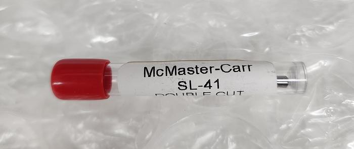 Used MCMASTER CARR SL-41 DOUBLE CUT DRILL BIT